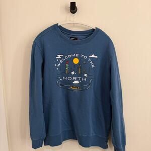 unisex/men's-sized blue ASKOV FINLAYSON long-sleeve sweatshirt pullover [M]